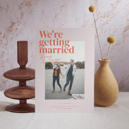 Belmont Wedding Save the Date Einladung