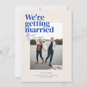 Belmont Wedding Save the Date Einladung (Vorderseite)