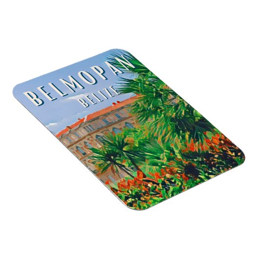 Belmopan - Die grüne Stadt Belize Magnet (Rechte Seite)