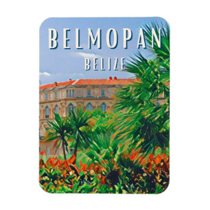 Belmopan - Die grüne Stadt Belize Magnet