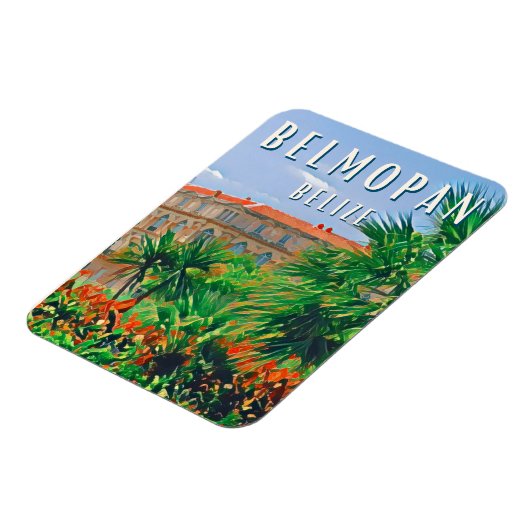 Belmopan - Die grüne Stadt Belize Magnet (Linke Seite)