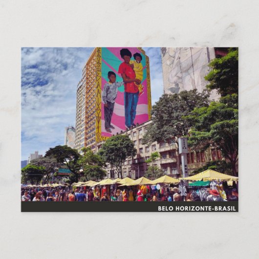 Belo horizontal - Brasilien Postkarte (Vorderseite)