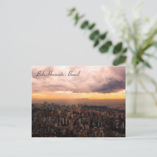 Belo Horizonte - Brasilien Postkarte (Stehend Vorderseite)
