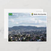 Belo Horizonte - Brasilien Postkarte (Vorne/Hinten)