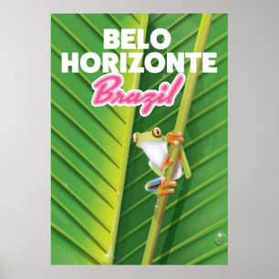 Belo Horizonte, Brasilien Reiseplakat Poster