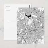 Belo Horizonte Brazil Map Postkarte (Vorne/Hinten)