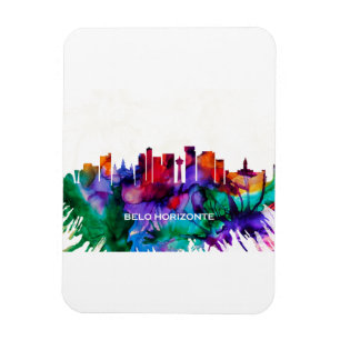 Belo Horizonte Skyline Magnet