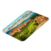 Belogradchik Rocks Bulgarien stilisiert Magnet (Linke Seite)