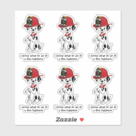 Belohnung für die niedliche Dalmatiner-Hundeschutz Aufkleber