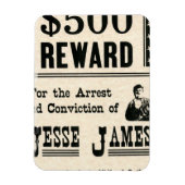 Belohnung für Jesse James Magnet (Vertikal)