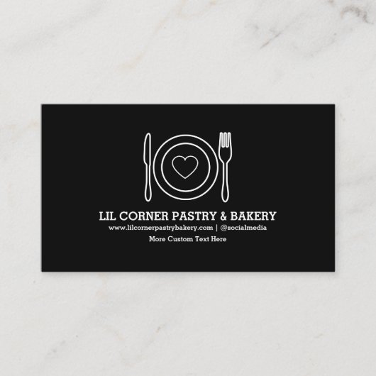 Belohnung für Minimalistische Lebensmittel Treuekarte (Vorderseite)