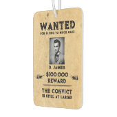 Belohnung für Vintage Vergnügung Gewollt Geburtsta Autolufterfrischer (Links)