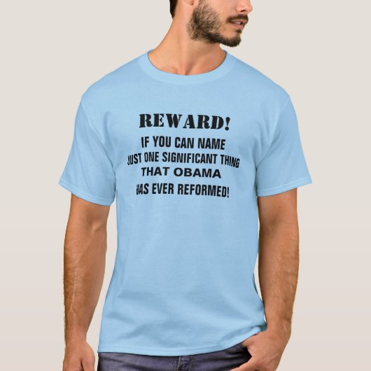 BELOHNUNG! NAME GERADE EINE SACHE BARACK HAT T-Shirt (Vorderseite)