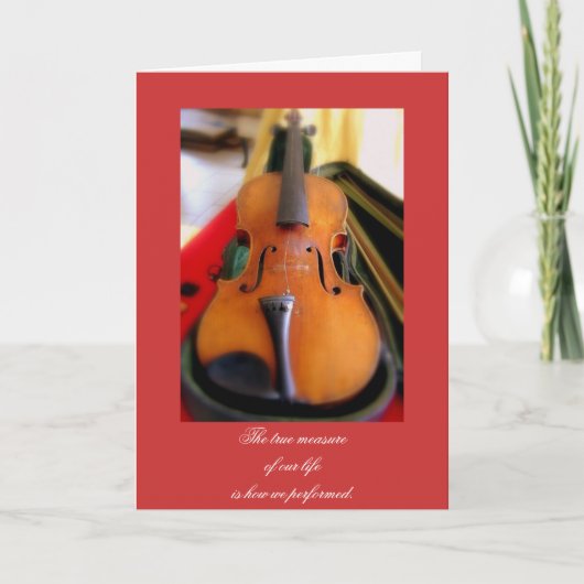 Belohnung oder Condolence Card Karte (Vorderseite)