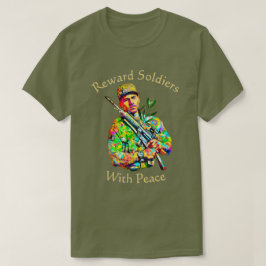 Belohnung Soldaten mit Peace 01 T - Shirt