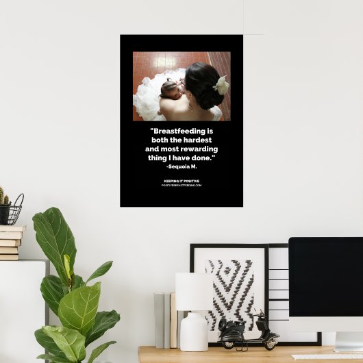 Belohnung Stillen Poster (Heimbüro)