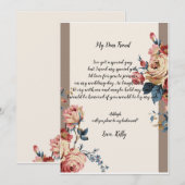 Belohnung wird meine Brautjungfrau Einladung (Vorne/Hinten)