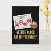 "Belohnungen" für Senioren Karte (Gelbe Blume)