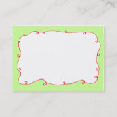 Belohnungs-Preiskarte Telefonnummerkarte (Rückseite)