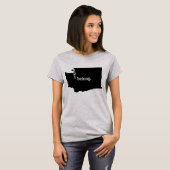 Belong Washington Staaten Map T-Shirt (Vorne ganz)