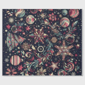 Belos Motivos de Natal Geschenkpapier (Flach)