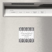 Beloved Black Lace Magnet (In Situ (Geschirrspüler))
