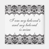 Beloved Black Lace Magnet (Vorne)