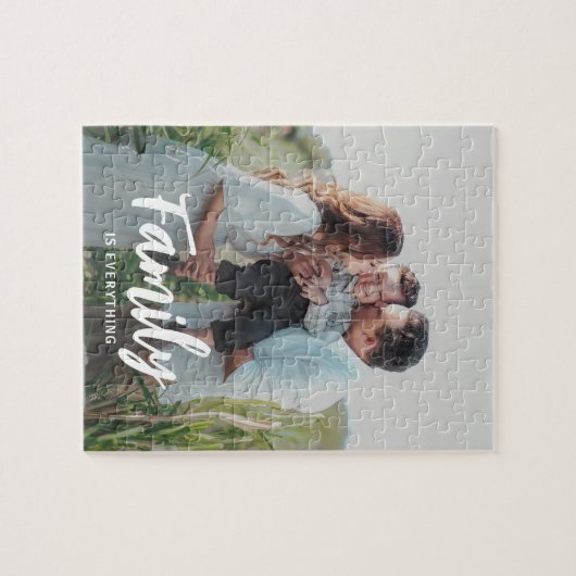 Beloved Caption Personalisiertes Foto Puzzle (Horizontal)