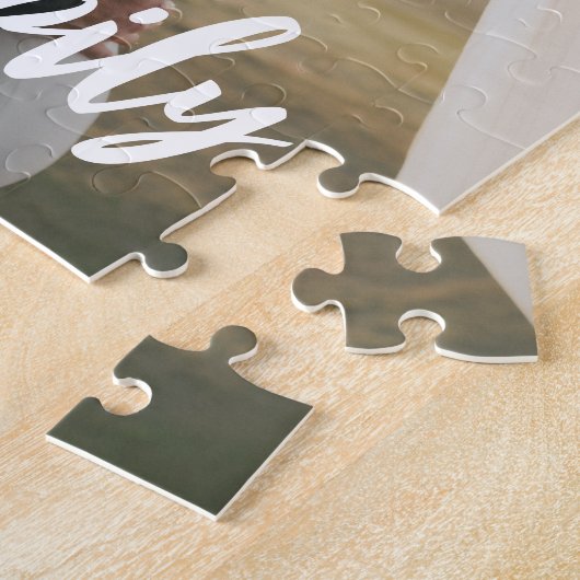 Beloved Caption Personalisiertes Foto Puzzle (Seite)