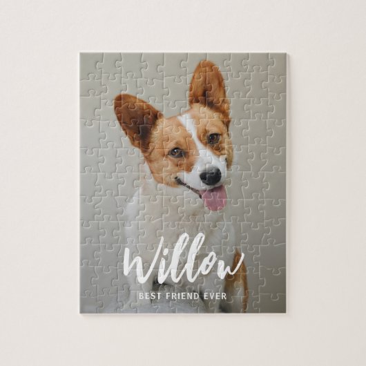 Beloved Caption Personalisiertes Foto Puzzle (Vertikal)