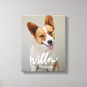 Beloved Caption Personalisiertes Foto Wrapped Canv Leinwanddruck (Vorderseite)