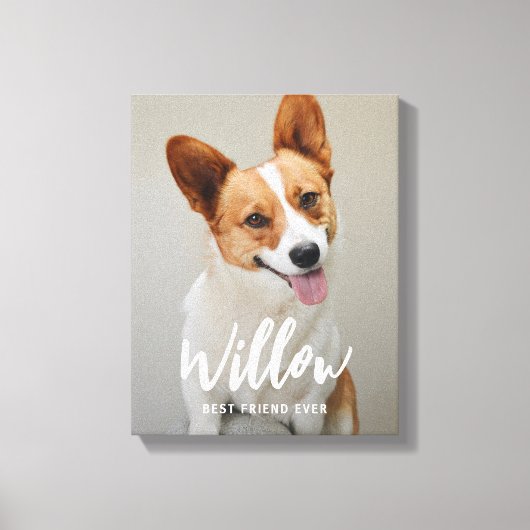 Beloved Caption Personalisiertes Foto Wrapped Canv Leinwanddruck (Vorderseite)