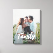 Beloved Caption Personalisiertes Foto Wrapped Canv Leinwanddruck (Vorderseite)