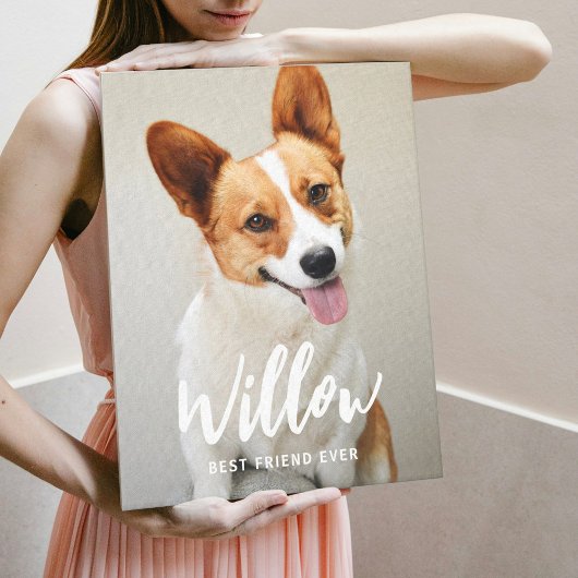 Beloved Caption Personalisiertes Foto Wrapped Canv Leinwanddruck