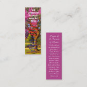 Beloved Departed Book Mark Prayer Card Telefonnummerkarte (Vorne/Hinten)