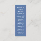 Beloved Departed Book Mark Prayer Card Telefonnummerkarte (Rückseite)