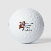  beloved English Bulldog Golfball (Vorderseite)