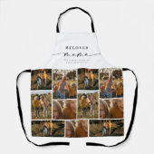 Beloved Mama Mama Happy Mother Day Foto Collage Schürze (Vorderseite)