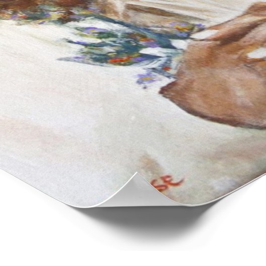 Beloved Meher Baba Poster (Ecke)