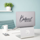 Beloved Reborn Black Vinyl Sticker (Laptop auf Schreibtisch)