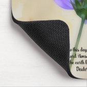 Below a Flower Faith Deuteronomy Bible Verse Mousepad (Ecke)