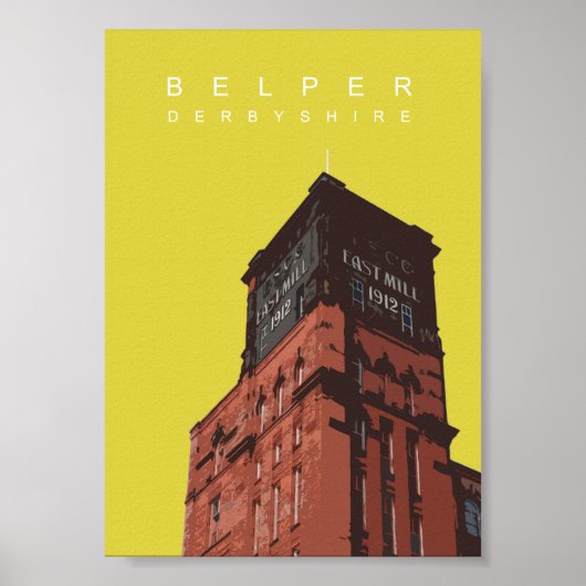 Belper North Mill Poster (Vorne)