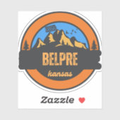 Belpre, Kansas Aufkleber (Blatt)