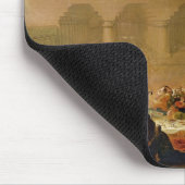Belsazar's Fest (Öl auf Leinwand) Mousepad (Ecke)