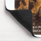 Belsazars Fest & Rembradt Zitat Mousepad (Ecke)