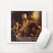 Belsazars Fest & Rembradt Zitat Mousepad (Mit Mouse)