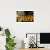 Belshazzar's Feast (oil on canvas) Poster (Heimbüro)