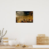 Belshazzar's Feast (oil on canvas) Poster (Küche)