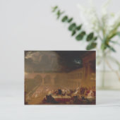 Belshazzars Fest Postkarte (Stehend Vorderseite)