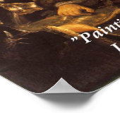 Belshazzars Fest & Rembrandt Zitatposter Poster (Ecke)